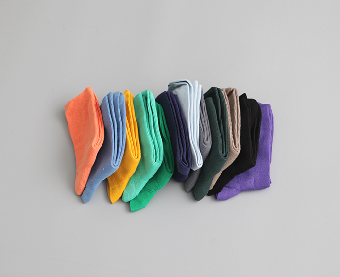 12-color socks